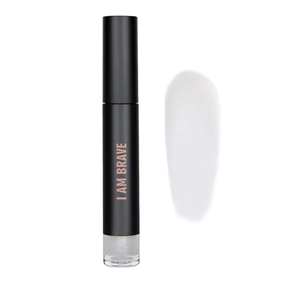 Lorde & Belle Real Her I am Brave Shimmer Silver Lip Gloss New